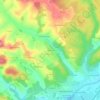 Veyrieras地形图、海拔、地势