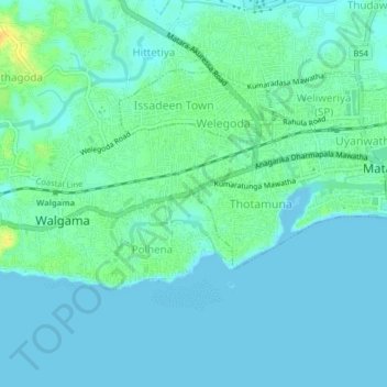 Pamburana地形图、海拔、地势