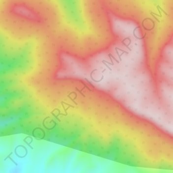 安图县地形图、海拔、地势