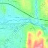 North Wilbraham地形图、海拔、地势