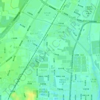 长阳一村地形图、海拔、地势