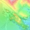 Calico Hills地形图、海拔、地势