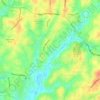 Surry Green地形图、海拔、地势