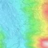 Lasbos地形图、海拔、地势