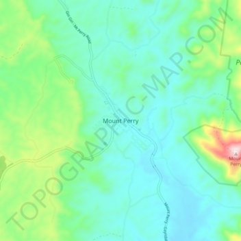 Mount Perry地形图、海拔、地势