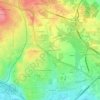 La Ginieisse地形图、海拔、地势