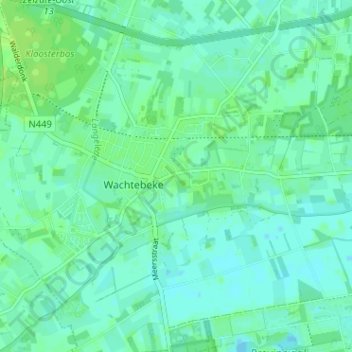 Molenhoek地形图、海拔、地势