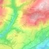 Flagy地形图、海拔、地势