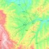 昔阳县地形图、海拔、地势