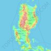 Nueva Vizcaya地形图、海拔、地势