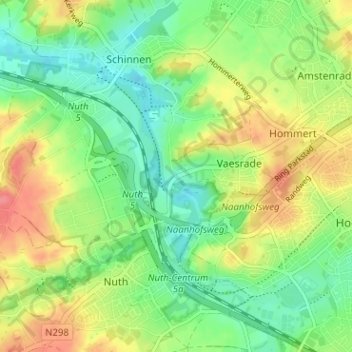 Kathagen地形图、海拔、地势
