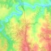 Cornwell地形图、海拔、地势