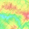 Cholet地形图、海拔、地势