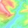 老鹰岩地形图、海拔、地势