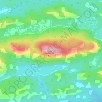 Mount Ararat地形图、海拔、地势
