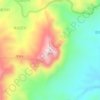 鹊山地形图、海拔、地势