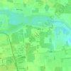 小沙河村地形图、海拔、地势