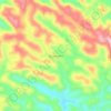 São Severino地形图、海拔、地势