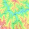石棉县地形图、海拔、地势