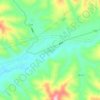 红崖子地形图、海拔、地势