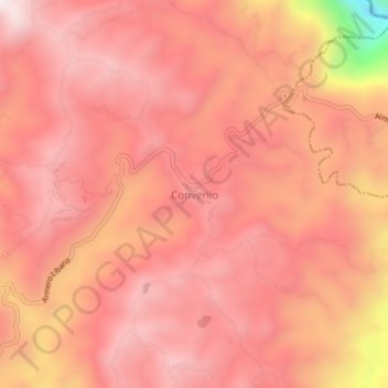 Convenio地形图、海拔、地势