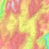 丽江市地形图、海拔、地势
