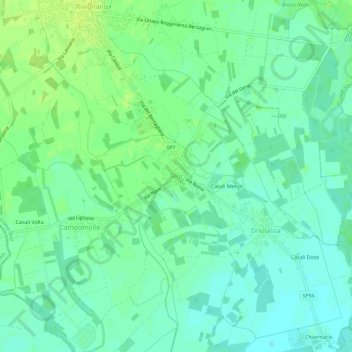 Teor地形图、海拔、地势