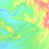 各日马地形图、海拔、地势
