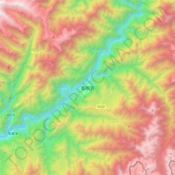 墨脱县地形图、海拔、地势