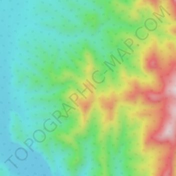 通河县地形图、海拔、地势