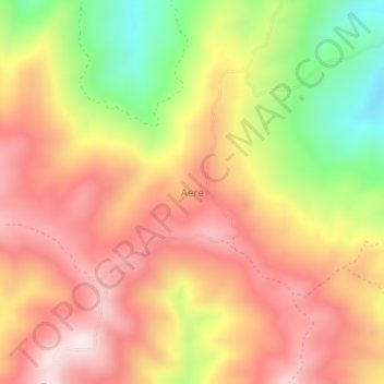 Aere地形图、海拔、地势