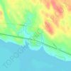 Lemoyne地形图、海拔、地势