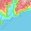 Monte地形图、海拔、地势