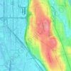 South Seattle地形图、海拔、地势