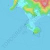 ถนนคนเดิน地形图、海拔、地势