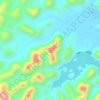 剑龙山地形图、海拔、地势