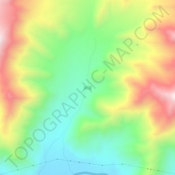 岗嘎地形图、海拔、地势