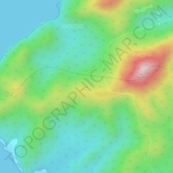 Paran地形图、海拔、地势