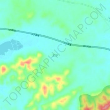 那罗地形图、海拔、地势