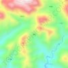 坳底地形图、海拔、地势