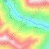 普尔地形图、海拔、地势