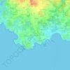 Le Guermeur地形图、海拔、地势