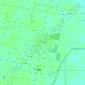Lasara地形图、海拔、地势