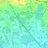 奤夿屯村地形图、海拔、地势