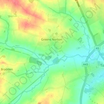 Bengal地形图、海拔、地势