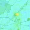Crowle地形图、海拔、地势