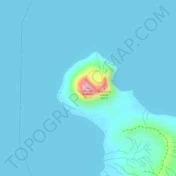Mount Balantoc地形图、海拔、地势
