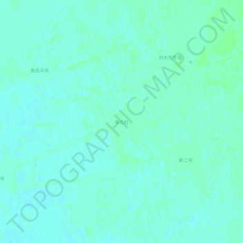 东方红地形图、海拔、地势