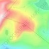 Haukefjellet地形图、海拔、地势