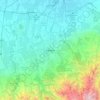 阿拉木图地形图、海拔、地势